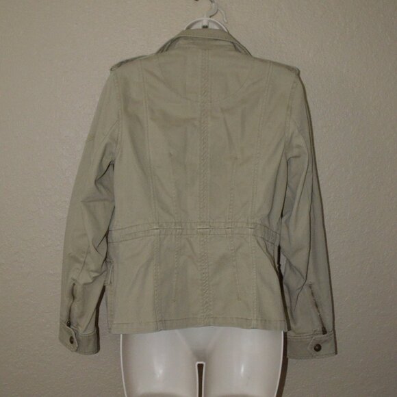 NWT $398 Sz S Zadig & Voltaire Latte Klimi Washed Cotton Lave Jacket - Picture 6 of 7